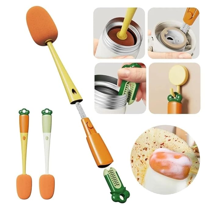 3 in 1 Multifunction Cleaning Brush Set (Pack of 2)