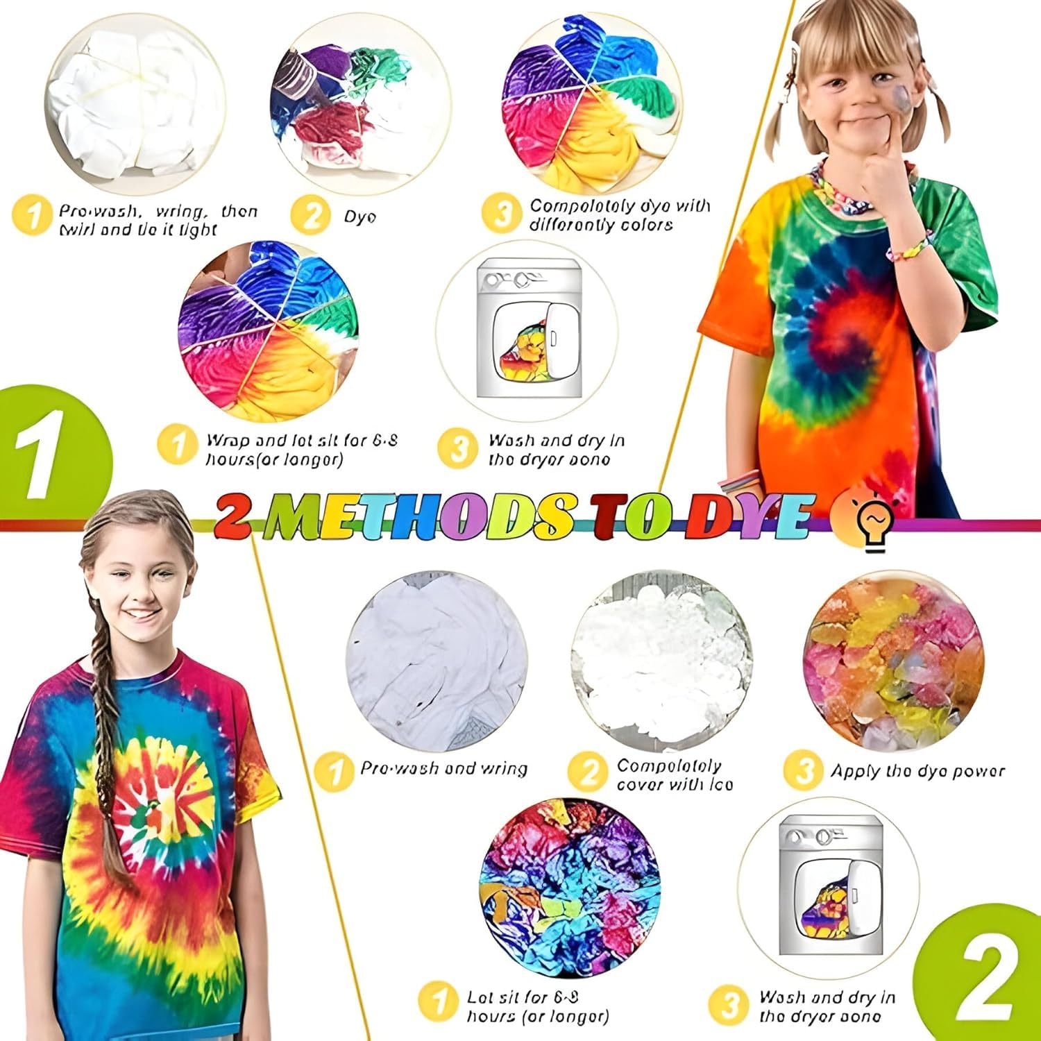 Kids tie die kit
