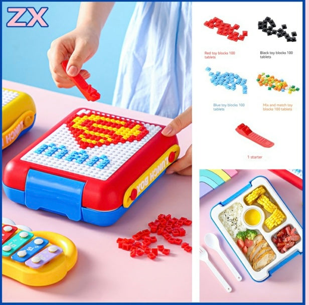Building Block Lunch Box DIY